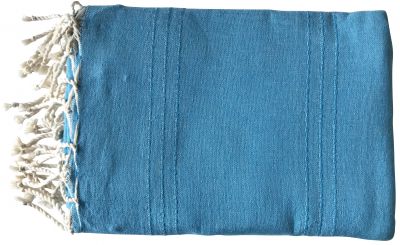 Fouta XXL unie bleu turquoise