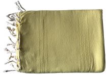 Fouta XXL unie jaune