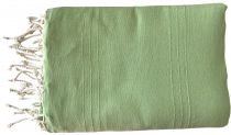 Fouta XXL unie vert clair