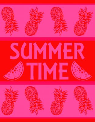 Grande serviette summer time 