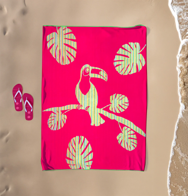 Grande serviette toucan Cadix