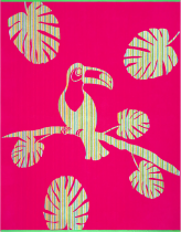 Grande serviette toucan Cadix