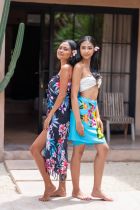 Lot de 5 mini par&eacute;os peint main Tahiti