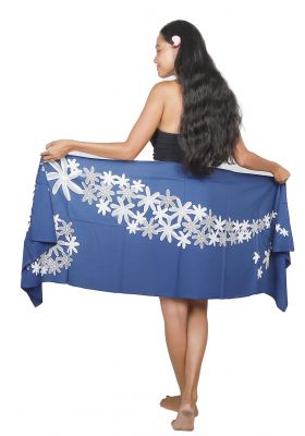 Mini Par�o tiar� twist bleu marine