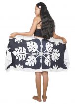 Mini Par�o Tifaifai noir et blanc