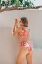 Monokini asymètrique zeppy geo rose