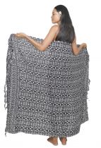 Paréo Bali spirit Noir