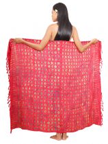 Paréo Batik Cuba rouge