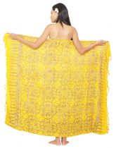 Paréo Batik Dassen jaune