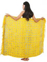 Paréo Batik tourtue jaune