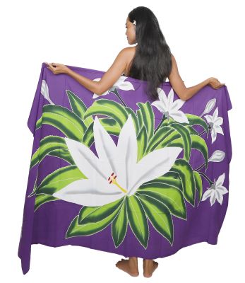 Paro bouquet Tiare Apetahi violet