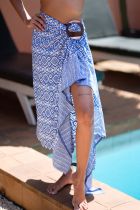 Paréo Chic Makenna bleu + boucle