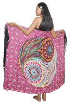 Paréo Energie Polynesienne rose