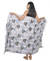 Paréo Feuilles Boréales gris