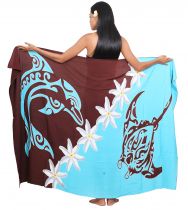 Paro Harmonie marine bleu et marron