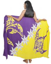 Paro Harmonie marine jaune et violet