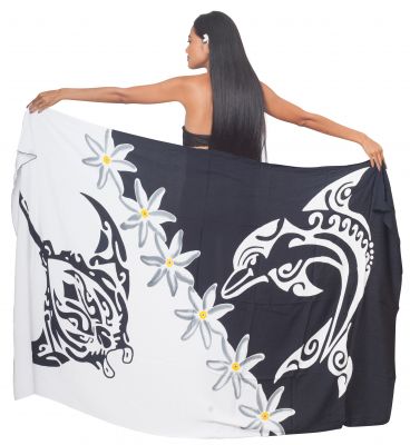 Paro Harmonie marine noir et blanc