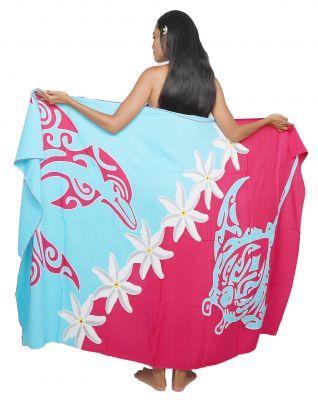 Paro Harmonie marine rose et bleu