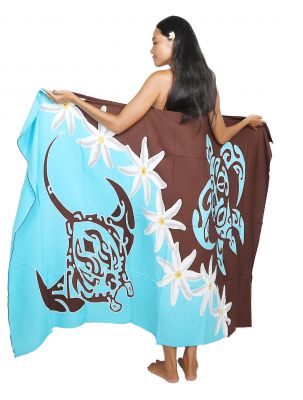 Paro Lagon Tribal bleu et chocolat