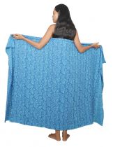 Paréo Léana bleu + boucle