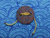 Paréo Léana bleu + boucle