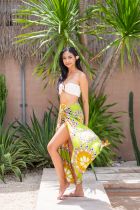 Paréo Mandala Bora Bora vert