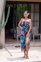 Paréo nuit feurie rose