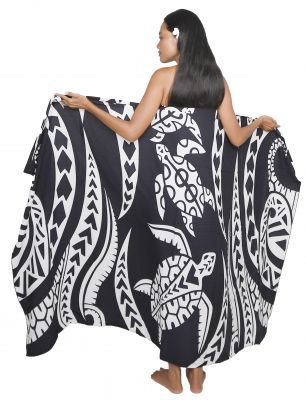 Paro peint mail Tatoo tortue noir