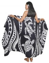 Paro peint mail Tatoo tortue noir