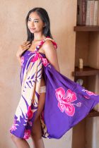 Paro peint main manava violet