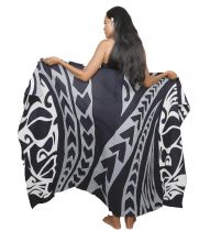 Paro peint main Maohi noir