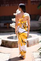 Paro plage belles fleurs jaune