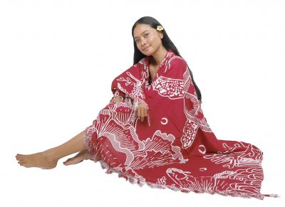 Paro plage grande tortue bordeau