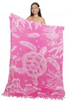 Paro plage grande tortue rose