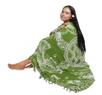 Paro plage grande tortue vert