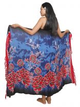 Paréo plage Nuit Sakura