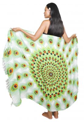 Paro queue de paon vert