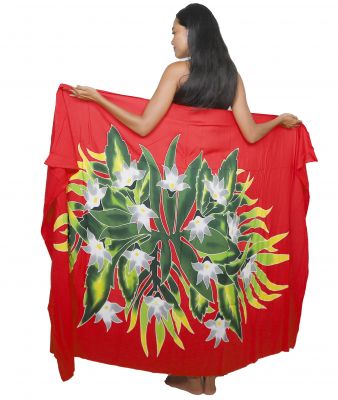 Paro Tahiti jardin de feu rouge