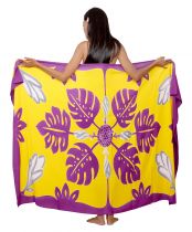 Paro Tifaifai jaune et violet