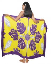 Paro Tifaifai jaune et violet