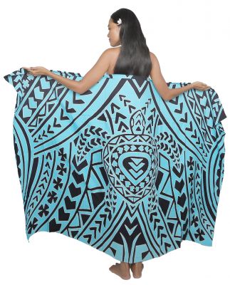 Paro tortue Polynsienne bleu