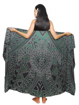 Paro tortue Polynsienne vert fonc