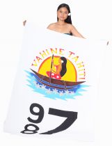 Paréo Vahine Tahiti 987 blanc