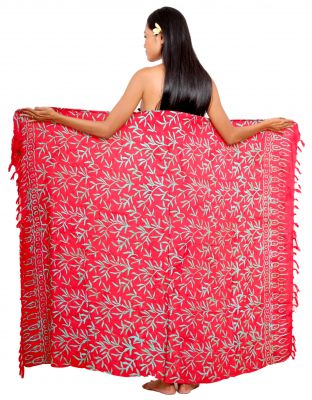 Paréos Batik Amman rouge