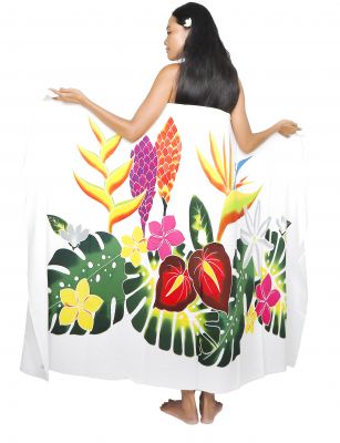 Paros bouquet de Tahiti blanc