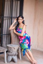 Par&eacute;os hibisucs de Tahiti bleu