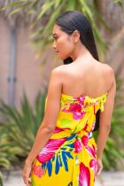 Paréos hibisucs de Tahiti jaune