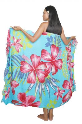 Paros hibisucs de Tahiti turquoise