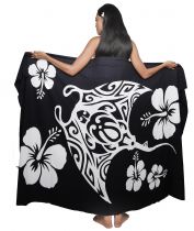 Par&eacute;os raie manta noir et blanc