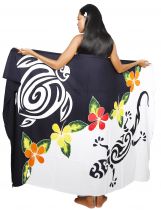 Paros tortue et gecko noir